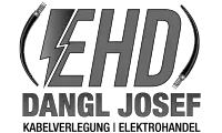 Logo Dangl Josef EHD – Graustufen-Version