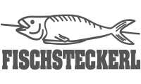 Logo Fischsteckerl Horrer Markus – Graustufen-Version