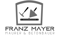 Logo Franz Mayer Maurer & Betonbauer – Graustufen-Version