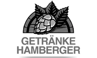 Logo Getränke Hamberger Tinning – Graustufen-Version