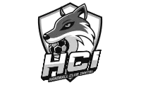Logo HCI Handball Club Inntal – Graustufen-Version