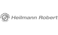 Logo Heilmann Robert Maler – Graustufen-Version