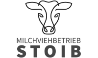 Logo Milchviehbetrieb Stoib – Graustufen-Version