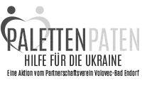 Logo Palettenpaten – Graustufen-Version