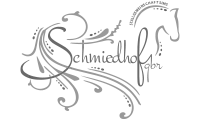Logo Schmiedhof GbR – Graustufen-Version