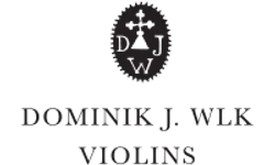 Logo Dominik Wlk Violins – Farbversion