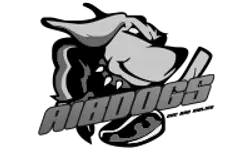 Logo Aibdogs EHC Bad Aibling – Graustufen-Version
