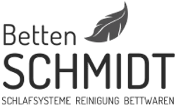 Logo Betten Schmidt GmbH – Graustufen-Version