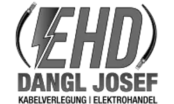 Logo Dangl Josef EHD – Graustufen-Version