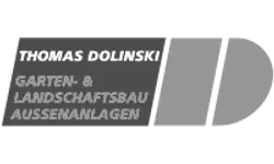 Logo Dolinski Thomas Garten- und Landschaftbau – Graustufen-Version