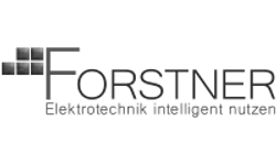 Logo Elektrotechnik Forstner GmbH – Graustufen-Version