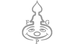 Logo Faschingsgilde Prutting – Graustufen-Version