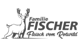 Logo Fischer Rotwild – Graustufen-Version