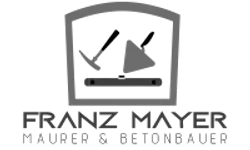 Logo Franz Mayer Maurer & Betonbauer – Graustufen-Version