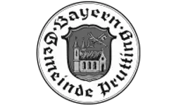 Logo Gemeinde Prutting – Graustufen-Version