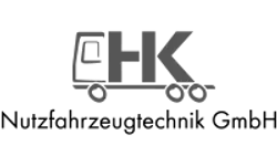Logo HK Nutzfahrzeuge GmbH – Graustufen-Version