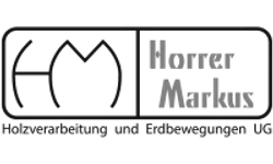 Logo Horrer Markus – Graustufen-Version