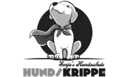 Logo Hundskrippe Sonja Berger – Graustufen-Version