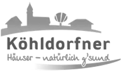 Logo Köhldorfner Holzbau GmbH – Graustufen-Version