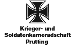 Logo Krieger- und Soldatenkameradschaft Prutting – Graustufen-Version