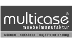 Logo Multicase Moebelmanufaktur GmbH – Graustufen-Version