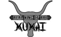 Logo Mumai Real King of BBQ – Graustufen-Version