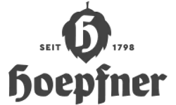 Logo Privatbrauerei Hoepfner GmbH – Graustufen-Version