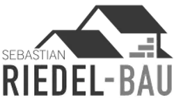 Logo Riedel Bau – Graustufen-Version