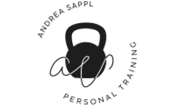 Logo Sappl Andrea – Graustufen-Version