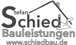 Logo Schied Stefan Bauleistungen – Graustufen-Version
