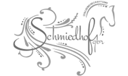 Logo Schmiedhof GbR – Graustufen-Version