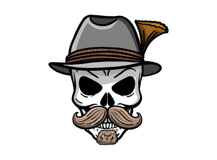 bayrischer-schnauzer-skull – Originalversion