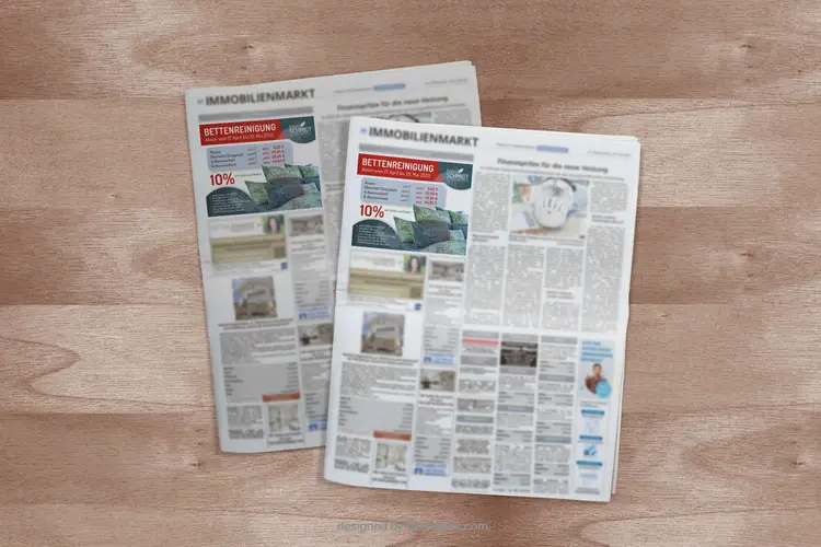 Betten Schmidt GmbH Grafikdesign Werbeanzeige