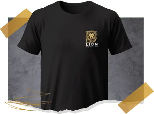 T-Shirts mit hochwertigem Textildruck von Lion Werbe GmbH – individuell gestaltet für jeden Anlass.
