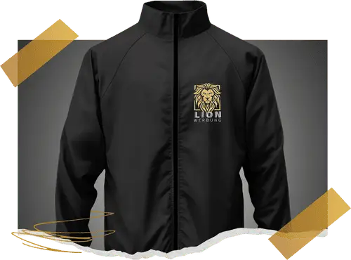 Jacken mit personalisierter Stickerei von Lion Werbe GmbH, perfekt für Vereine und Teams.