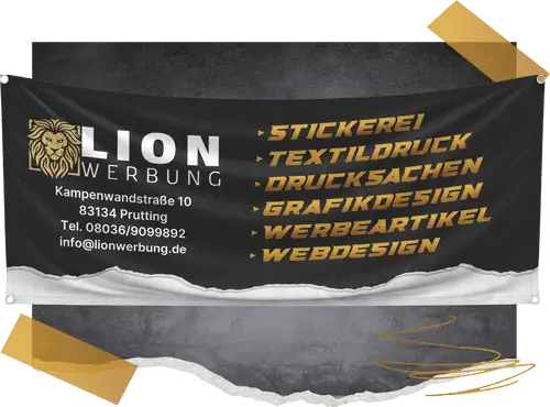 Banner Design vom Profi | Lion Werbe GmbH