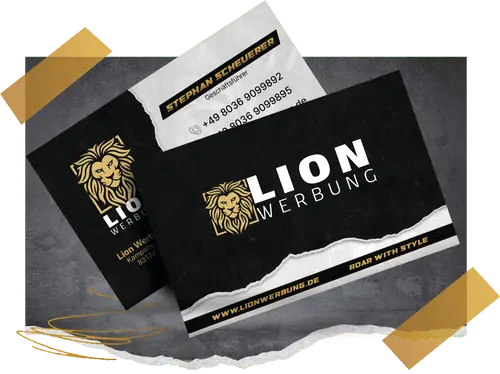 Visitenkarten Design & Druck | Lion Werbe GmbH