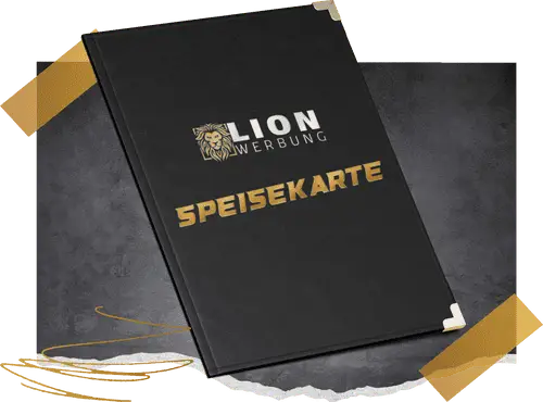 Speisekarten gestalten & drucken lassen | Lion Werbe GmbH