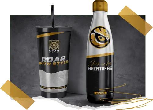 Trink- & Thermobecher mit Logo bedrucken | Lion Werbe GmbH