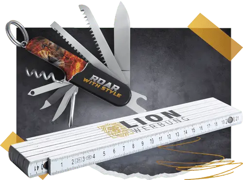 Zollstöcke & Werkzeug als Werbemittel | Lion Werbe GmbH