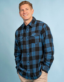Woven Plaid Flannel Shirt