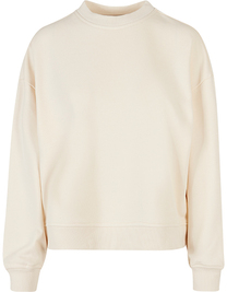Ladies Oversized Crewneck Sweatshirt (Hover)