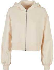 Ladies Short Oversized Zip Jacket (Hover)