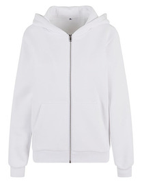 Ladies Fluffy Zip Hoody (Hover)