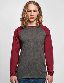 Men´s Contrast Raglan Longsleeve T-Shirt