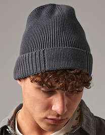 Organic Cotton Engineered Patch Beanie