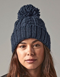 Cable Knit Melange Beanie
