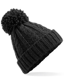 Cable Knit Melange Beanie (Hover)