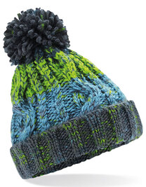 Junior Corkscrew Pom Pom Beanie (Hover)