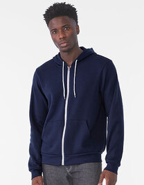 Unisex Poly-Cotton Fleece Full-Zip Hoodie